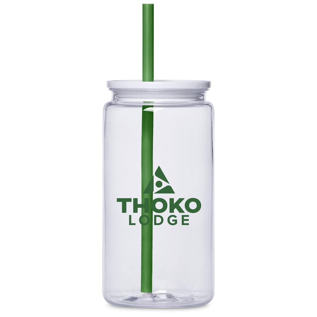 Altitude Mina Plastic Tumbler and Straw - 550ml