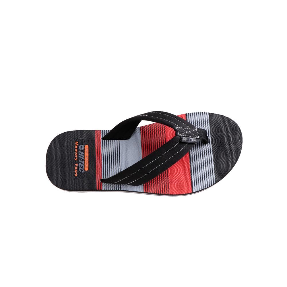 Hi-Tec Nautical Thong - Black/Red