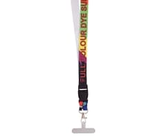 Glossy Poly Lanyard Single Sided & Buckle&Hangtab