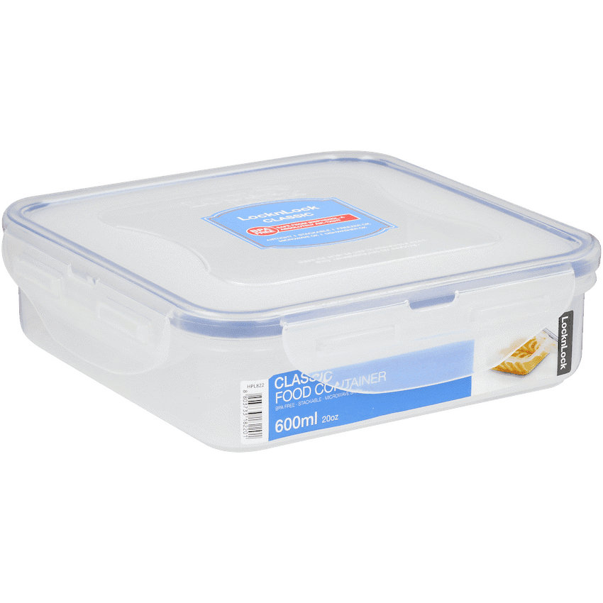 LocknLock square container 600ml ( Order in Qty of 4)