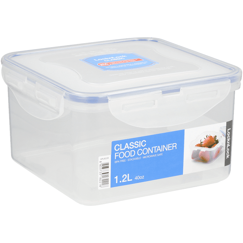 LocknLock square container 1.2lt ( Order in Qty of 4)