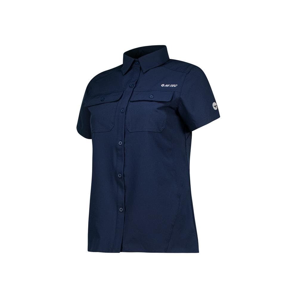 Hi-Tec Ladies Tech Short Sleeve Shirt - Navy