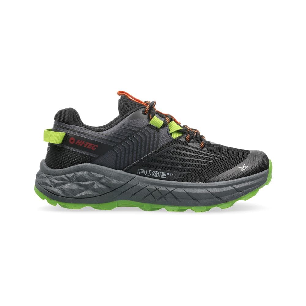 Fuse Trail Low JNR - Black/Kelp Forest
