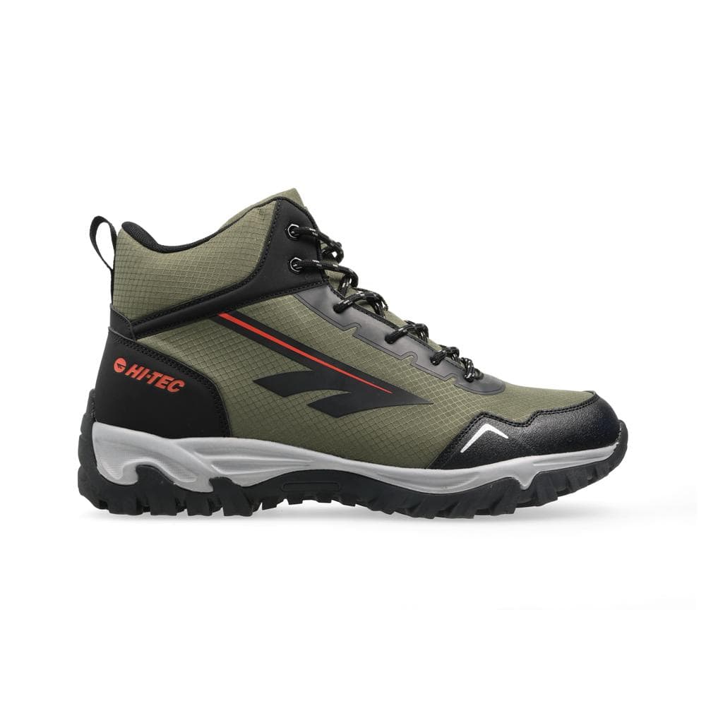 Hi-Tec Voyager Mid - Olive/Black/Orange