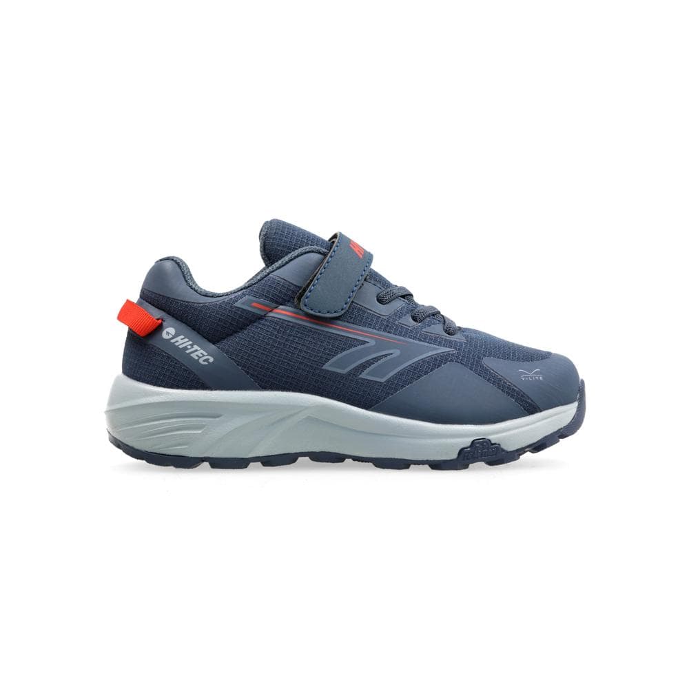 Hi-Tec Geo Volt Velcro JNR - Orion Blue/Red