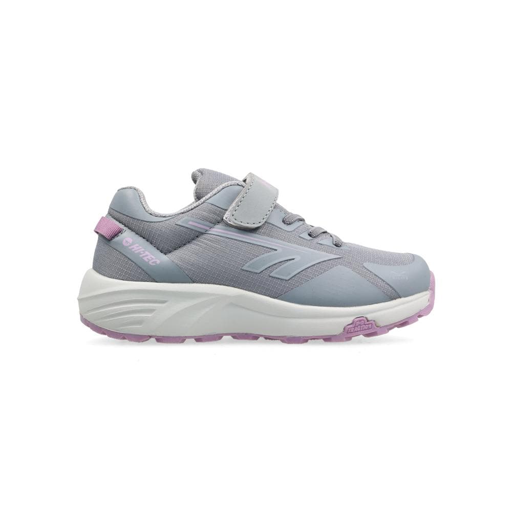 Hi-Tec Geo Volt Velcro JNR - Ultimate Grey/Grape
