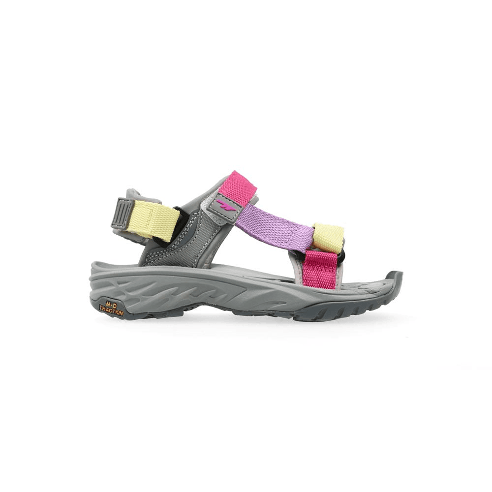 Hi-Tec Ula Raft JNR - Grey/Pink/Yellow