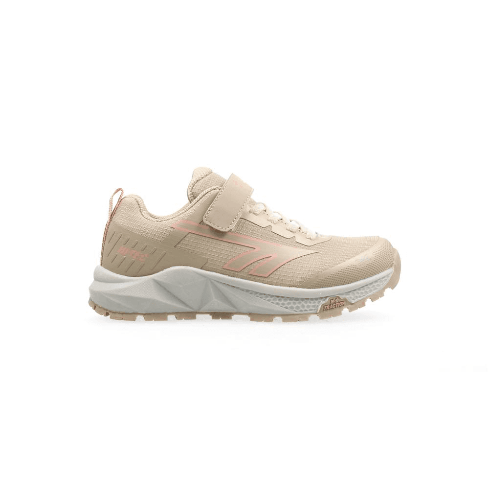Geo-Surge Velcro JNR - Taupe/Coral