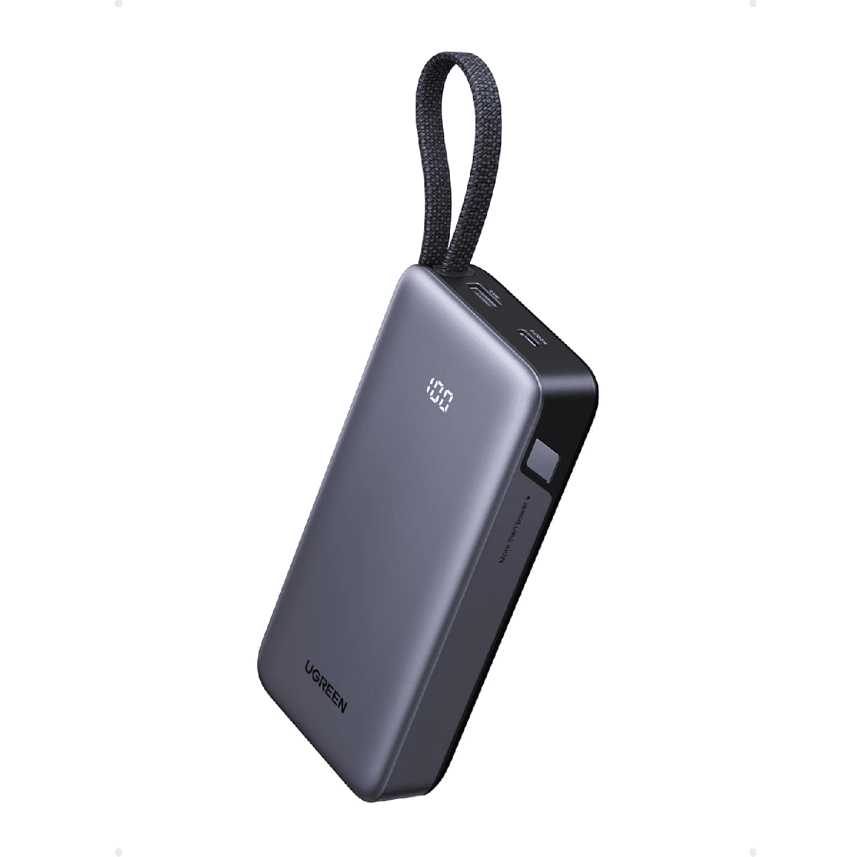 UGREEN Nexode Power Bank 20000mAh 55W with built-in USB Type-C Cable