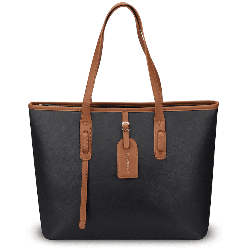 Supanova Elara Ladies 15.6" Laptop Tote Bag Black