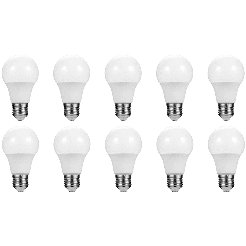 SWITCHED 5W A60 Light Bulb E27- Warm White - 10 Pack