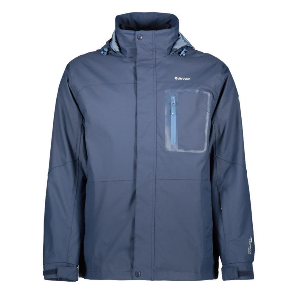 Hi-Tec Mens Apex 3-1 Jacket - Dress Blue/Copen Blue