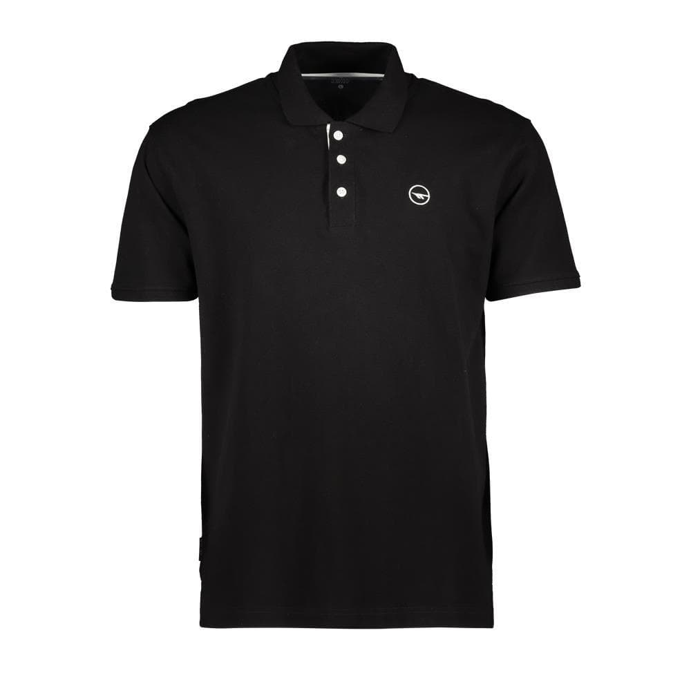 Mens Pique Polo - Black