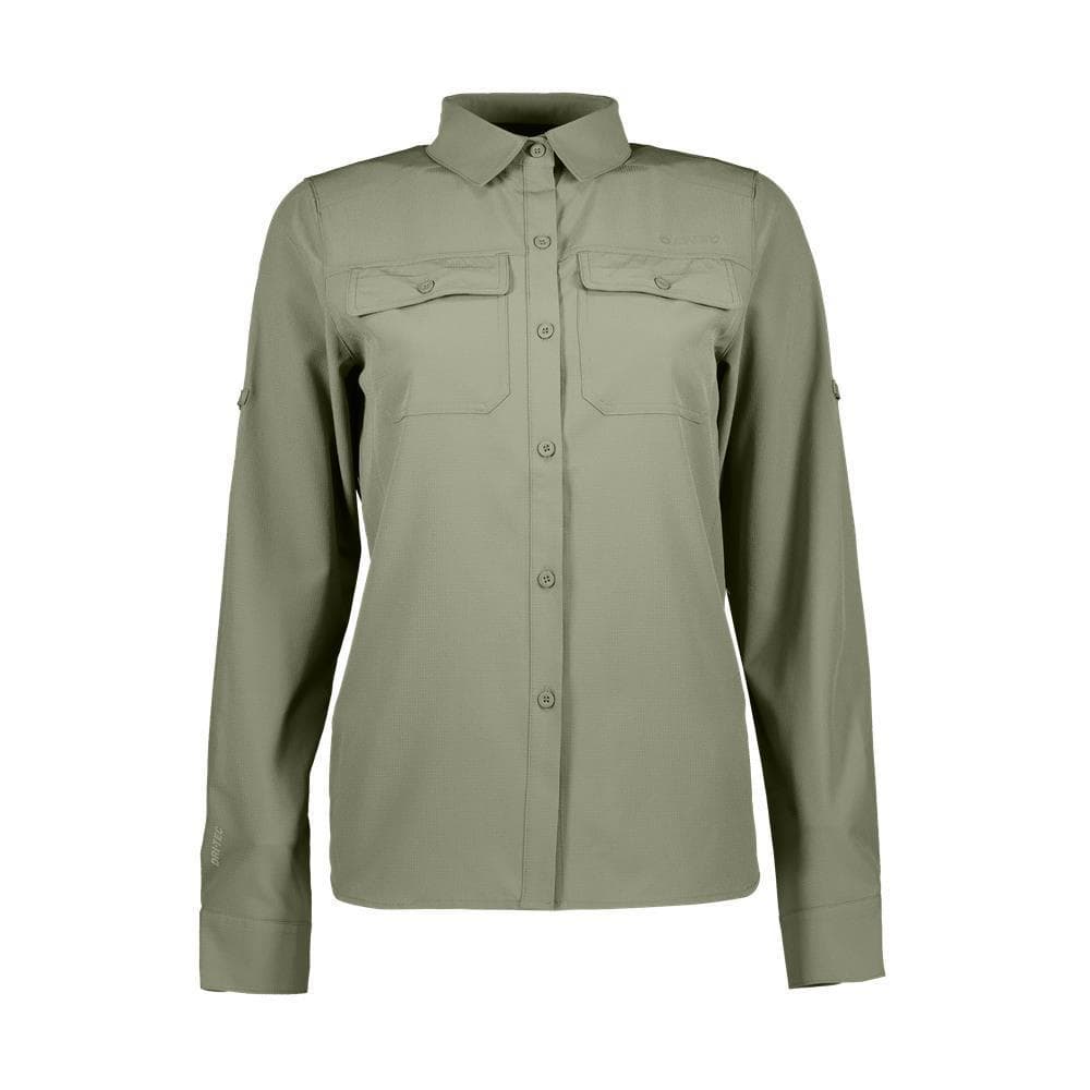 Hi-Tec Ladies Tech Longsleeve Shirt - Olive
