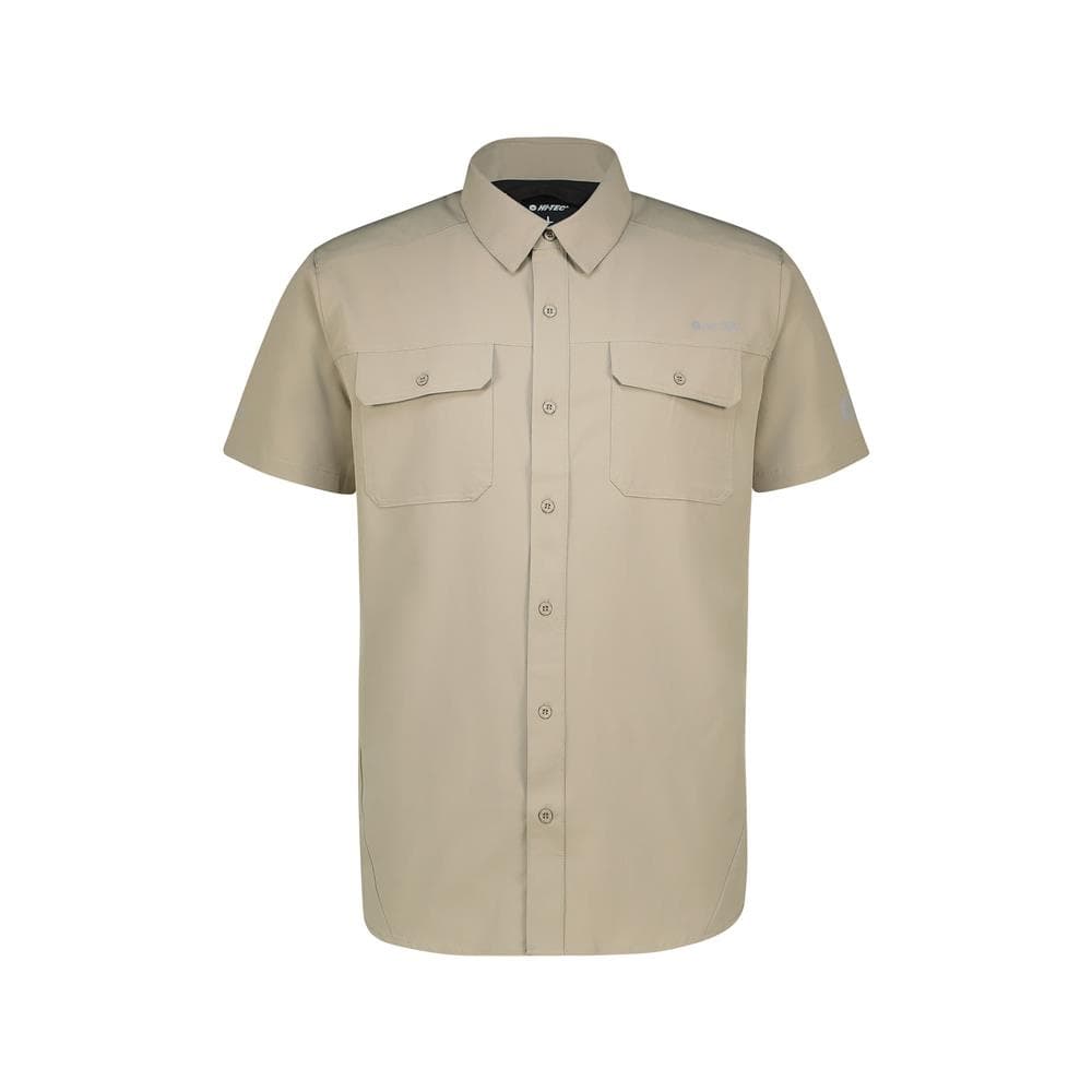 Mens Tech Short Sleeve Shirt - Stone