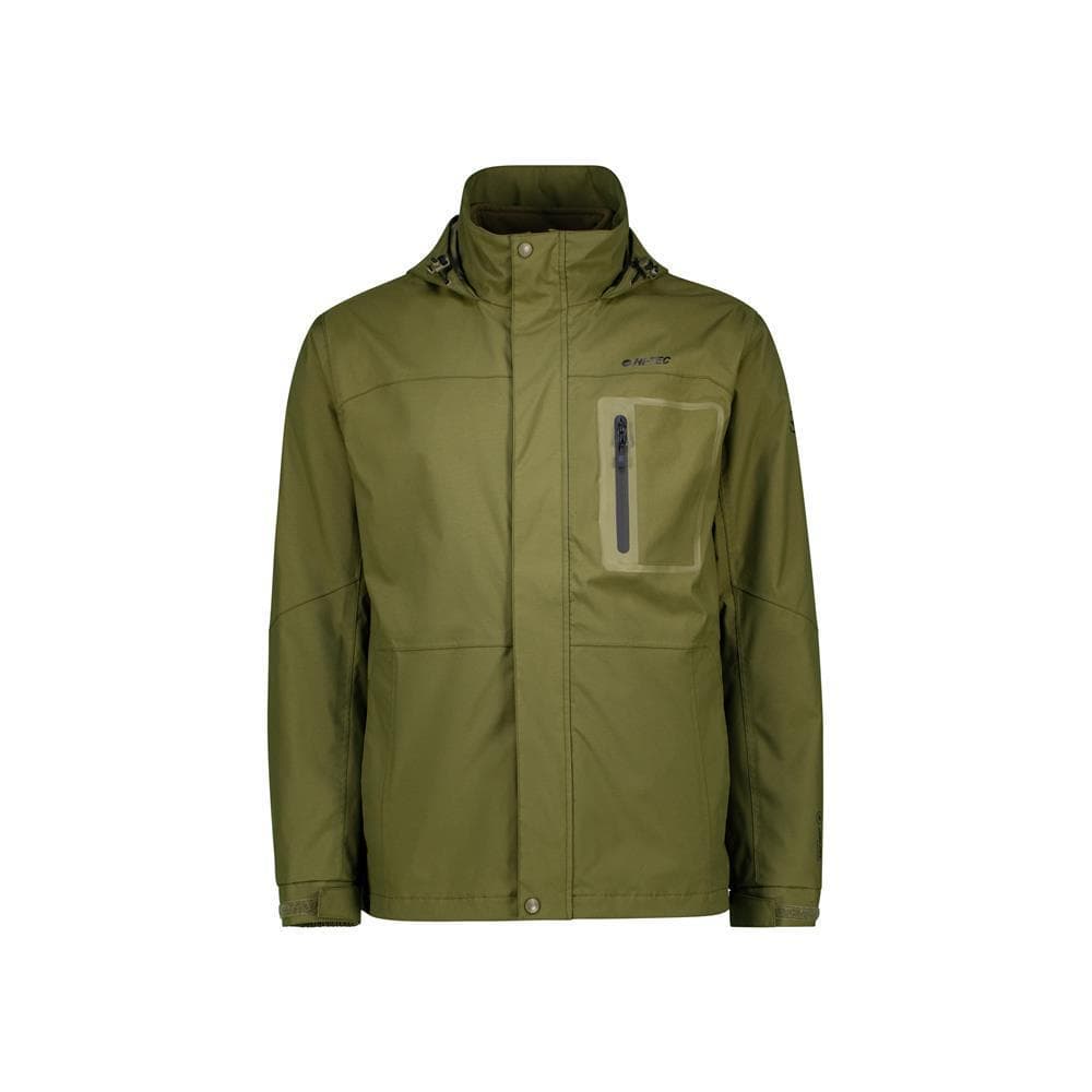 Mens Apex 3-1 Jacket - Olive Night/Moonless Night