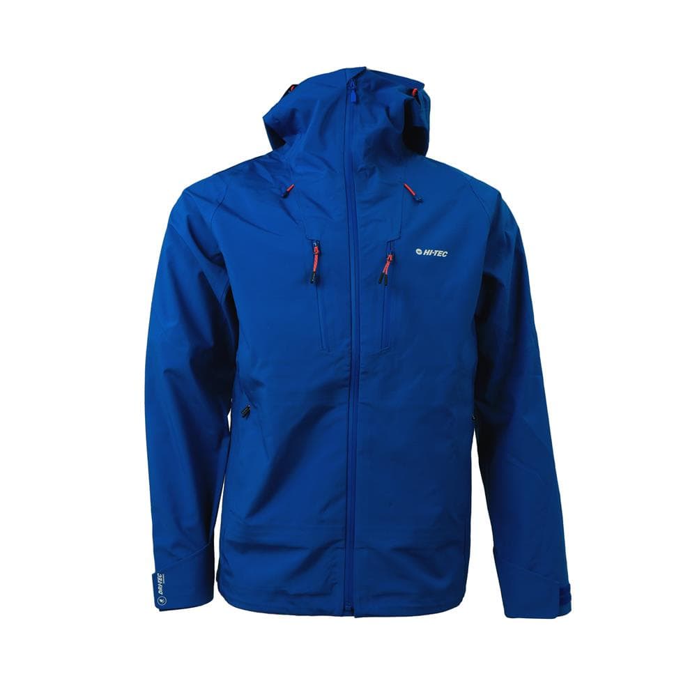 Hi-Tec Mens Summit Jacket - Classic Blue/Tomato Red