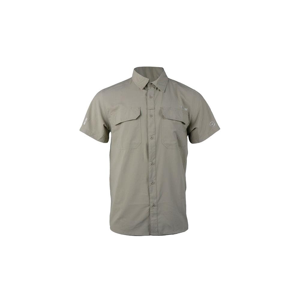 Hi-Tec Mens Bush Short Sleeve Shirt - Khaki