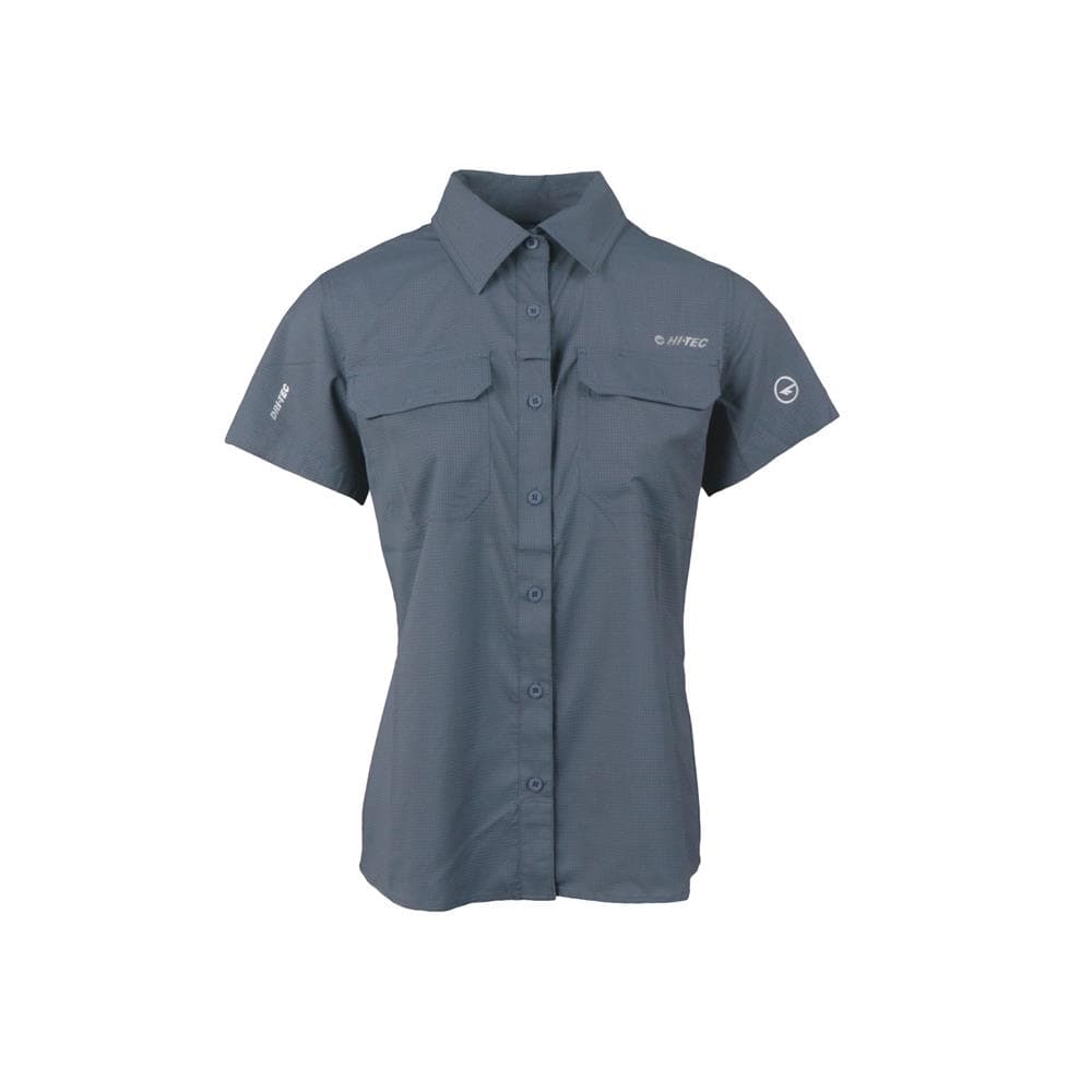 Hi-Tec Ladies Bush Short Sleeve Shirt - Flint Stone