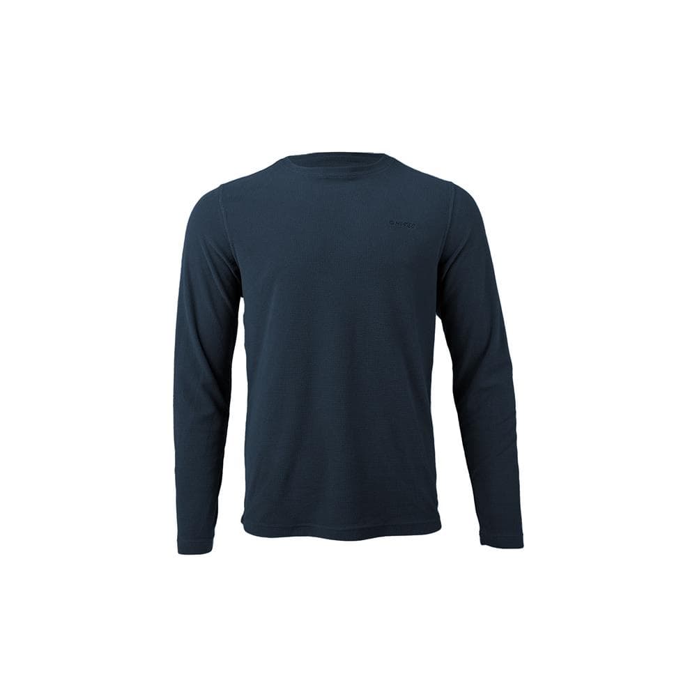Hi-Tec Mens Tech Round Neck - Blue Nights