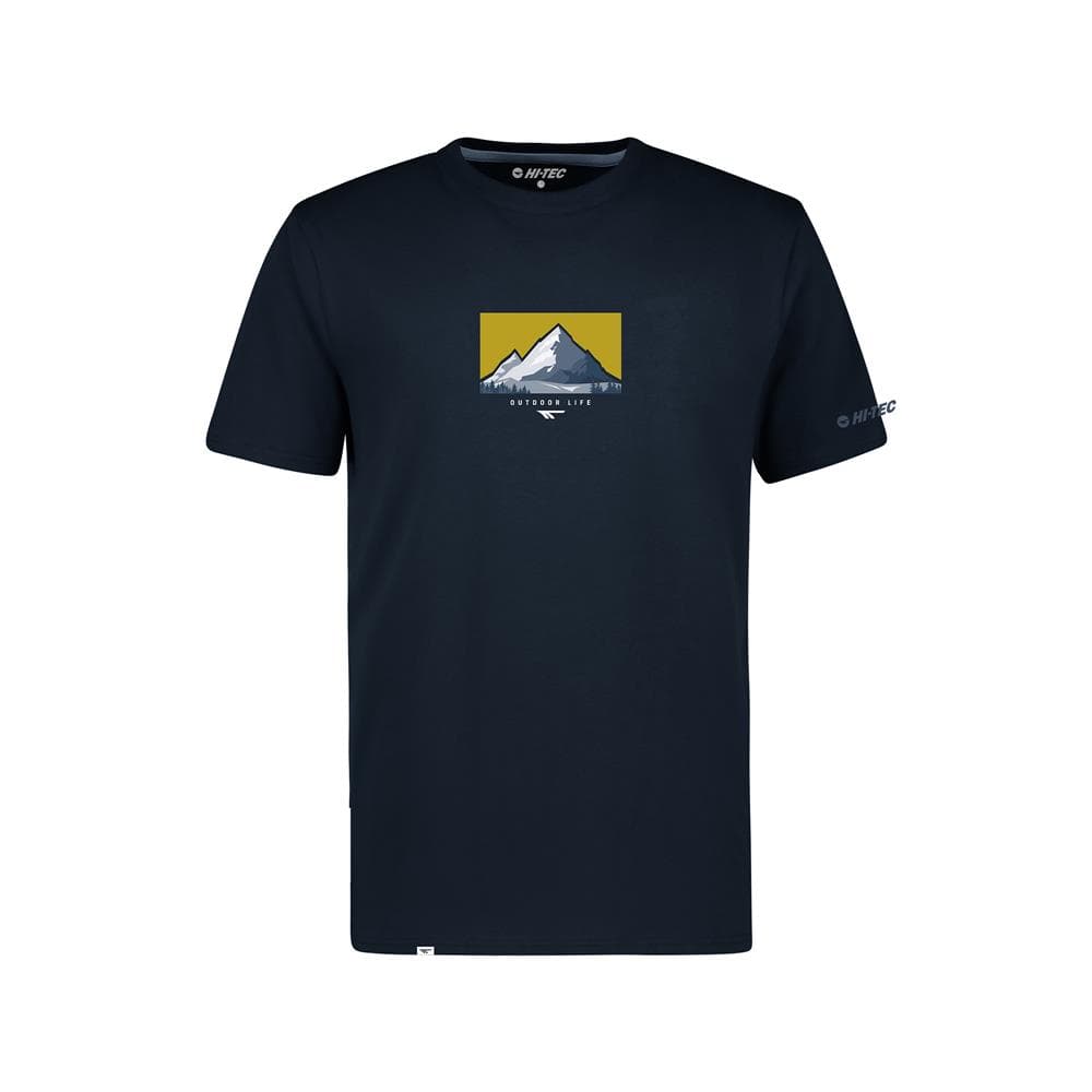 Hi-Tec Mens Outdoor Life Tee - Navy Blazer