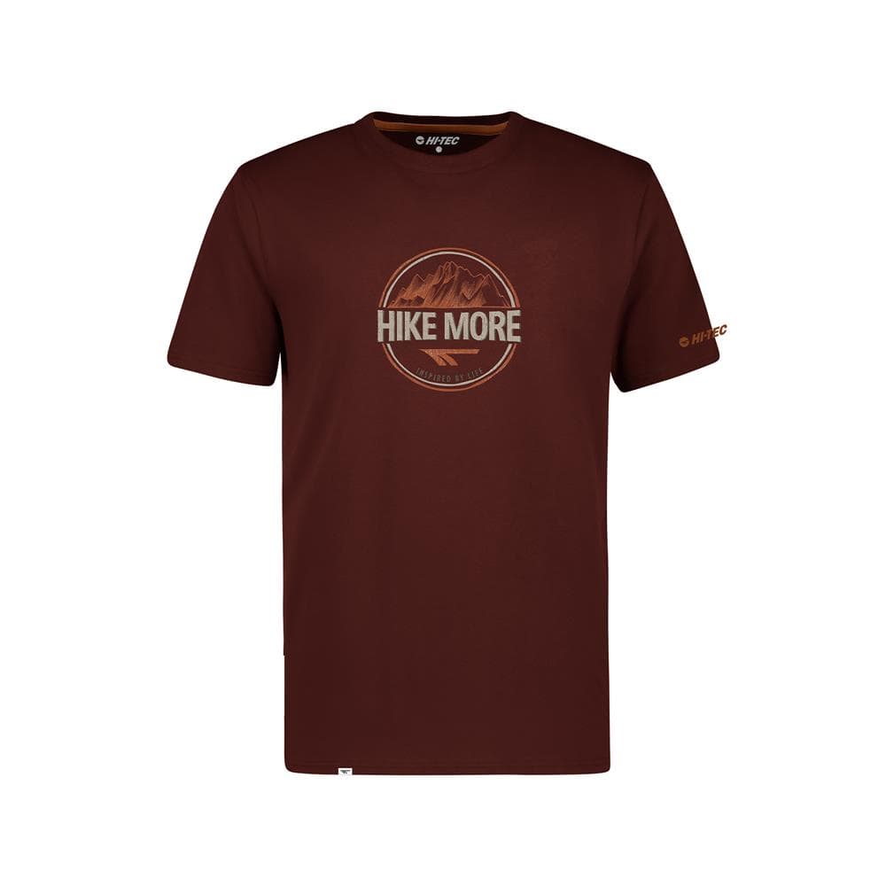 Mens Hike More Tee - Fired Brick