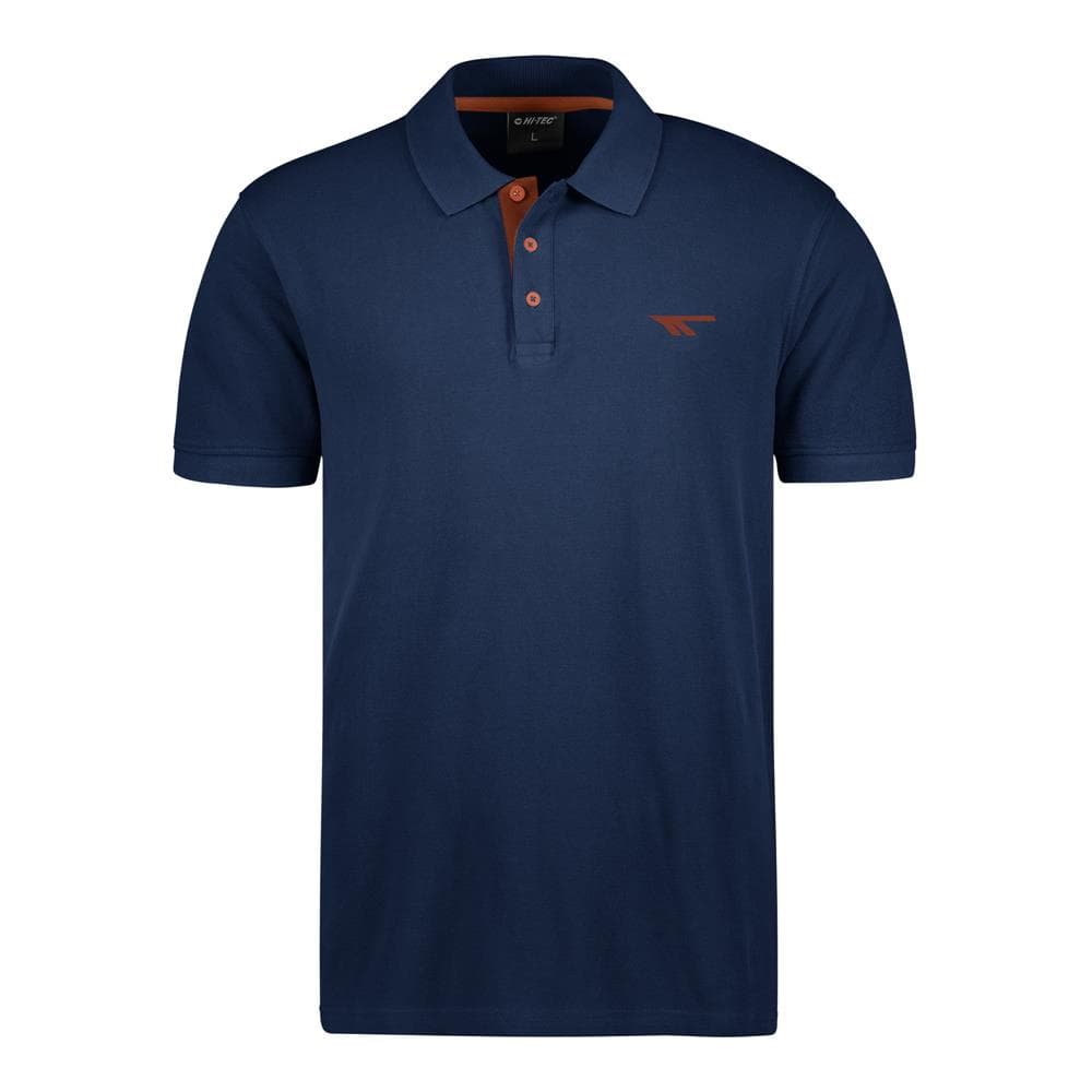 Mens Pique Polo - Estate Blue