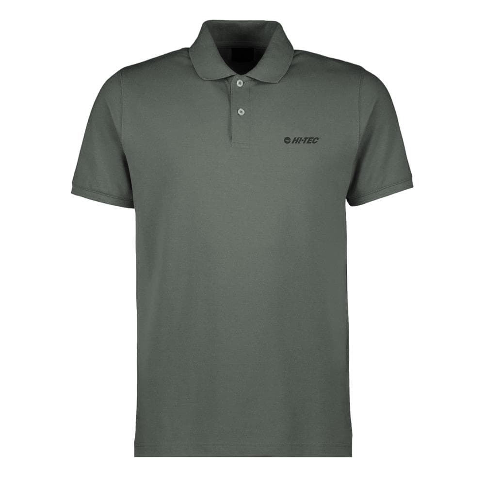 Hi-Tec Mens Cotton Single Jersey Polo - Agave Green