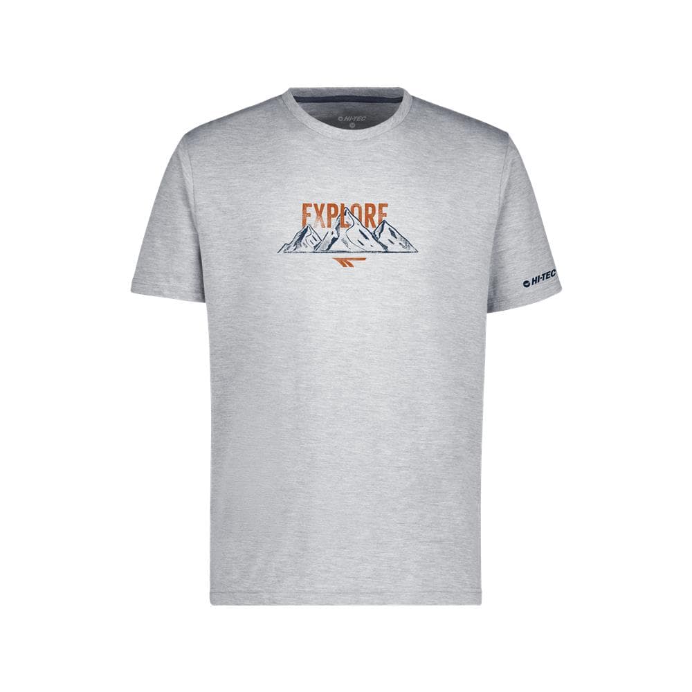 Mens Expedition Tee - Grey Melange