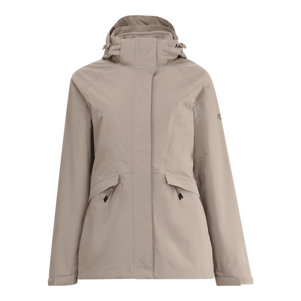 Hi-Tec Ladies Four Seasons Jacket - Light Taupe