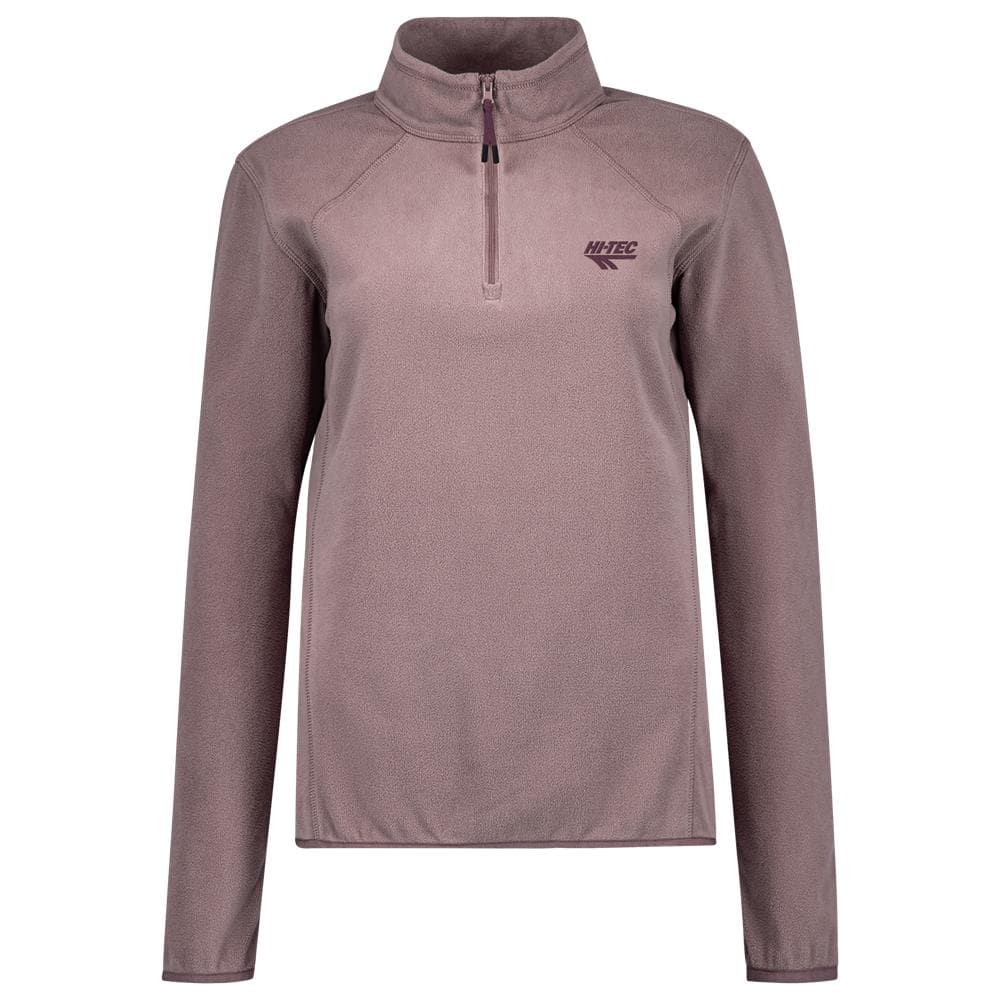 Hi-Tec Ladies Tech 1/4 Zip Fleece - Deauville Mauve