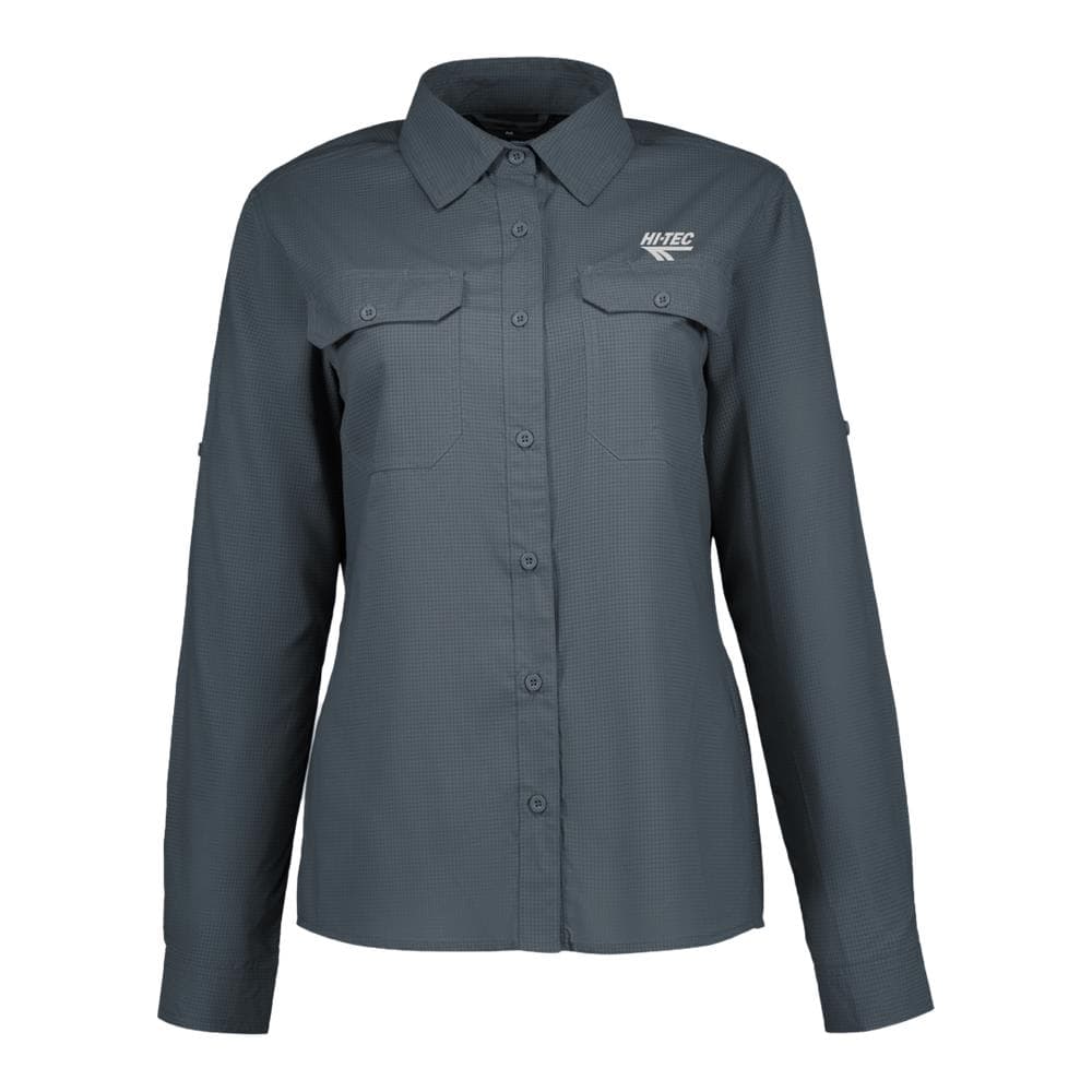 Hi-Tec Ladies Bush Long Sleeve Shirt - Dark Slate