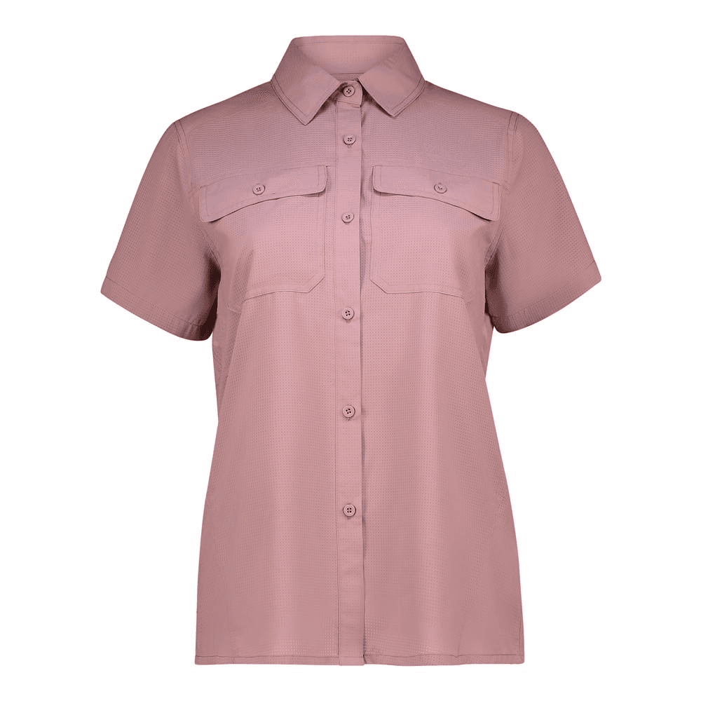 Ladies Bush Short Sleeve Shirt - Grape Shake