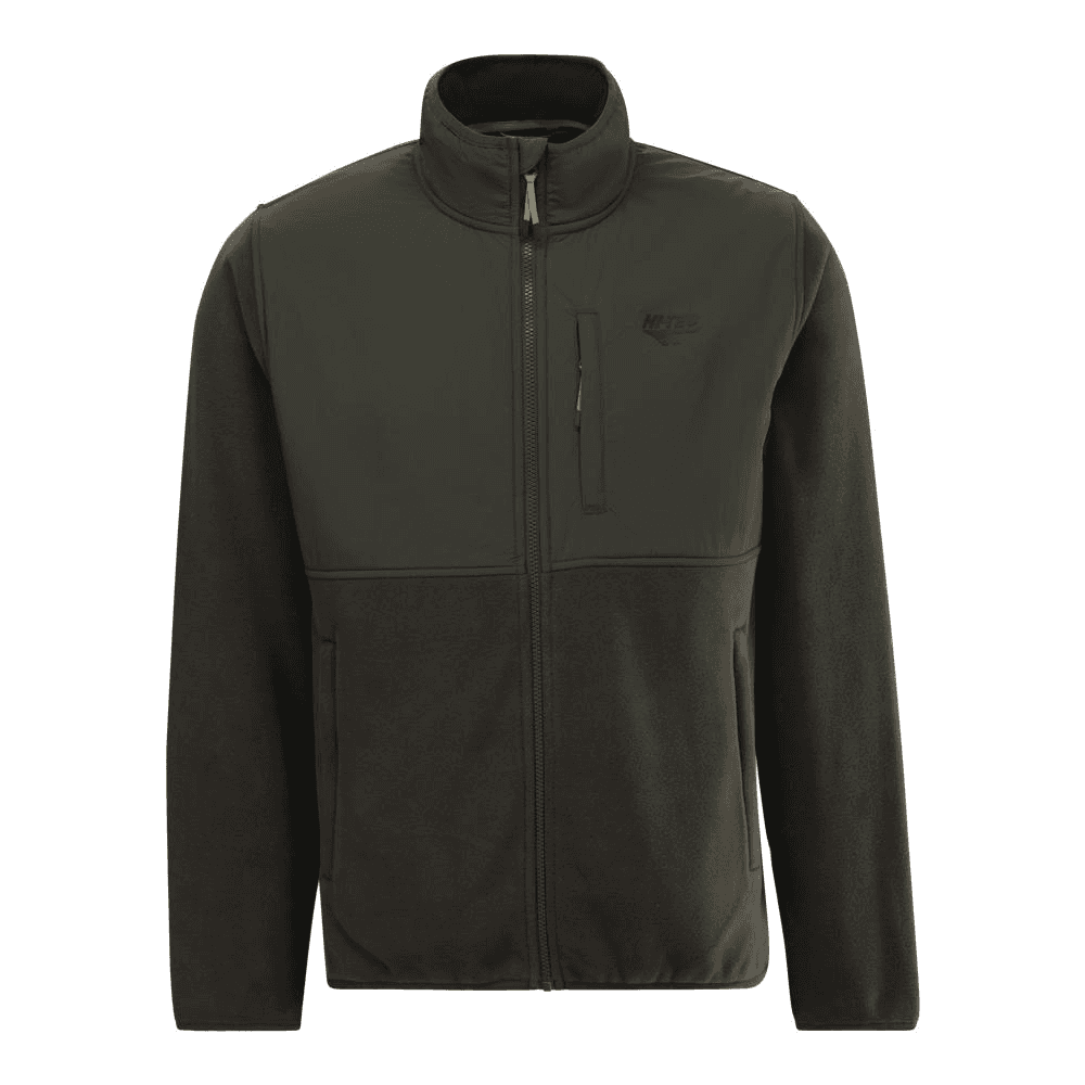Hi-Tec Mens Core Full Zip Fleece - Grape Leaf