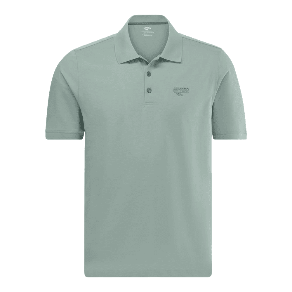Hi-Tec Mens Sunshield Polo - Jadeite Blue
