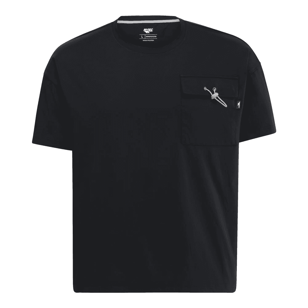 Hi-Tec Mens Lifestyle Oversized Tee - Black