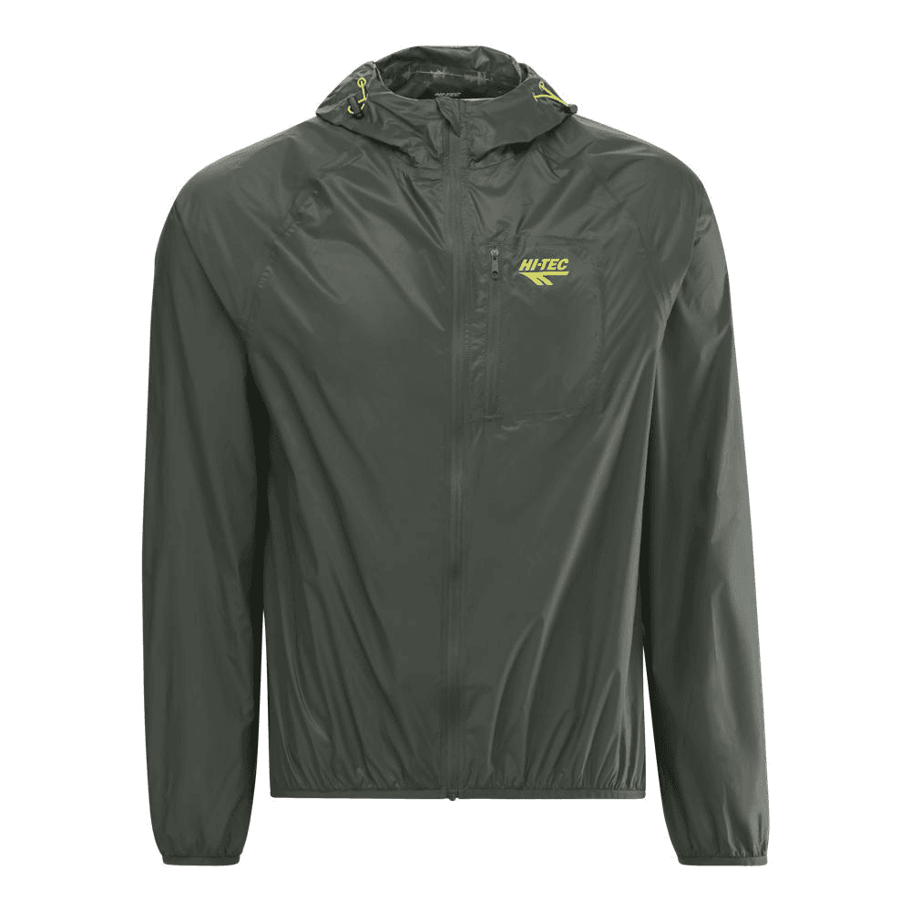 Hi-Tec Mens Trail Rain Jacket - Climbing Ivy