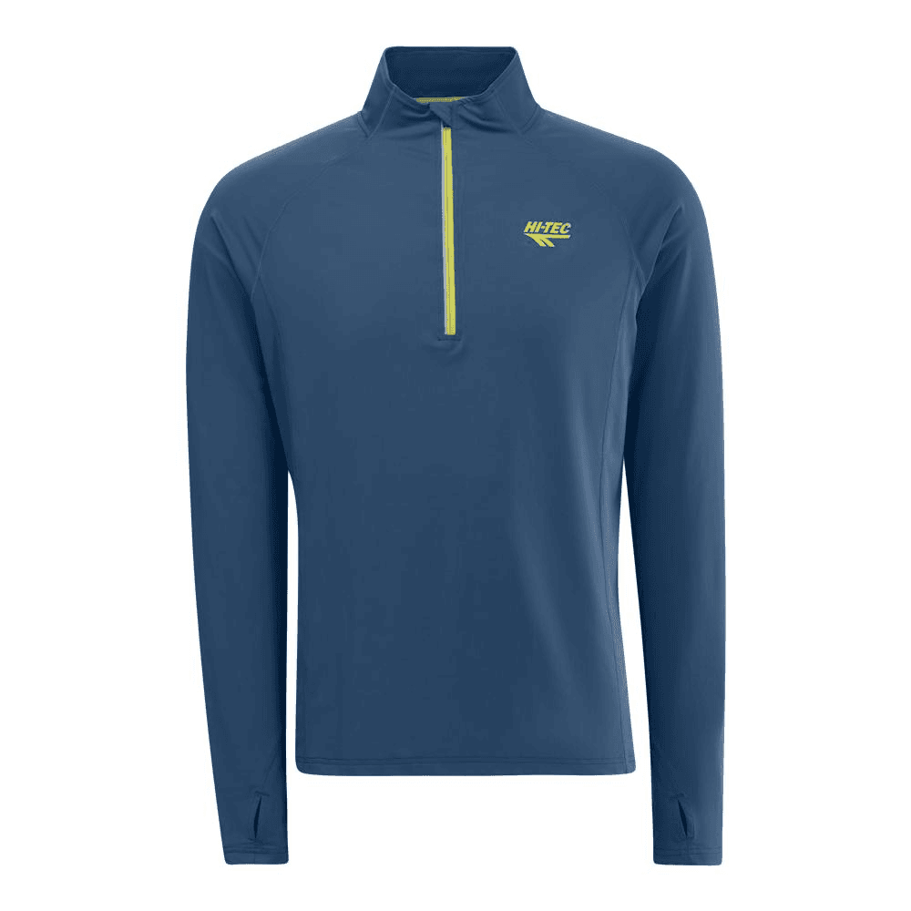 Hi-Tec Mens GEO 1/4 Zip Top - Deep Dive
