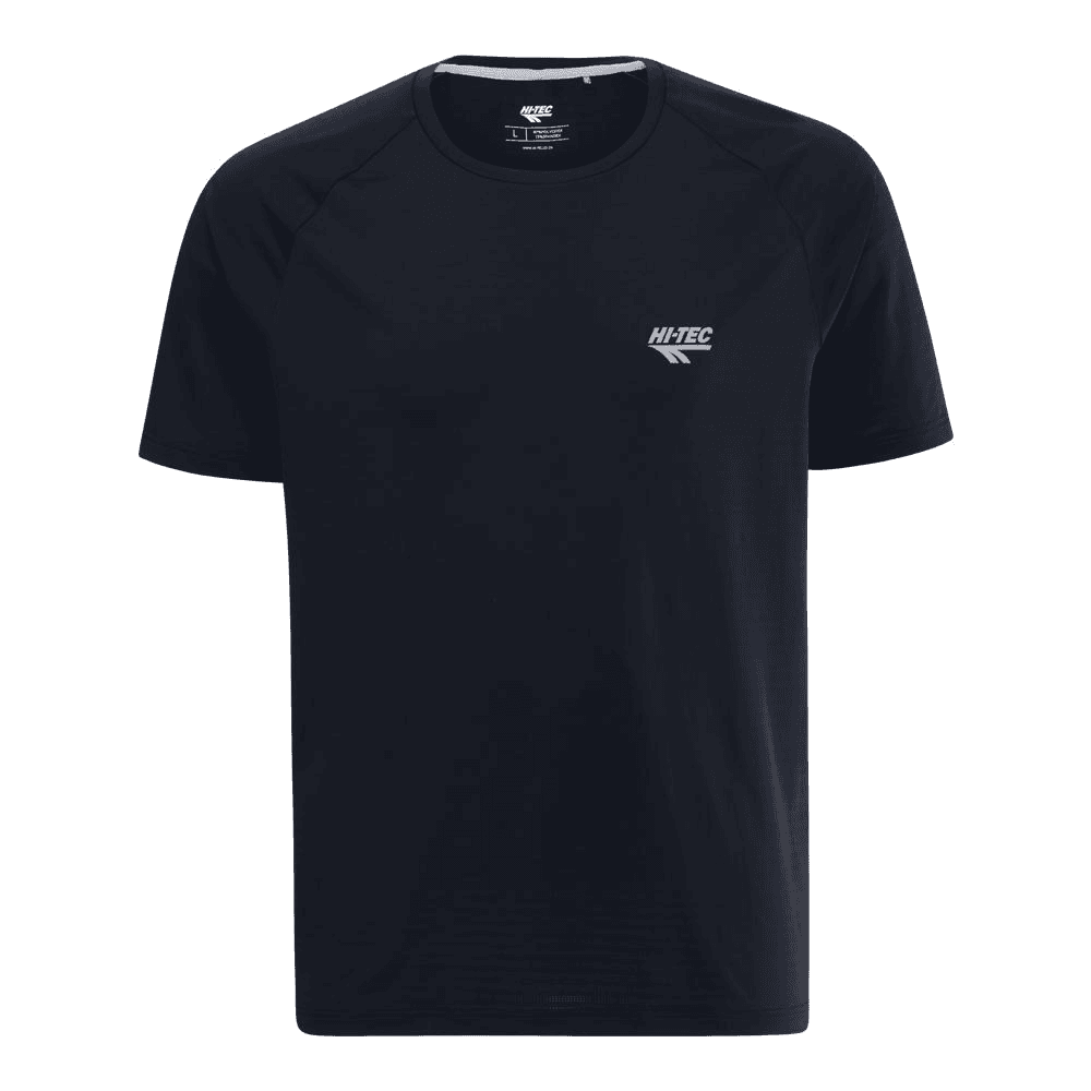 Hi-Tec Mens GEO Short Sleeve Top - Black