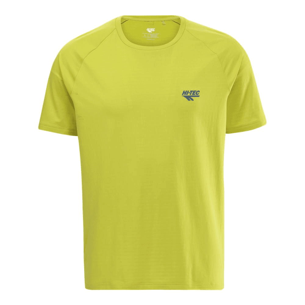 Hi-Tec Mens GEO Short Sleeve Top - Citronelle