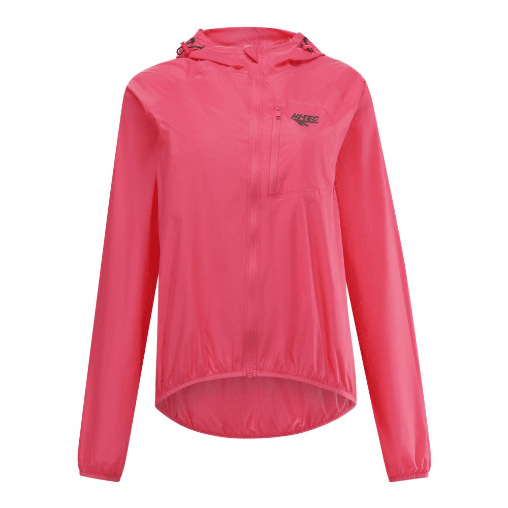 Hi-Tec Ladies Trail Rain Jacket - Rouge Red