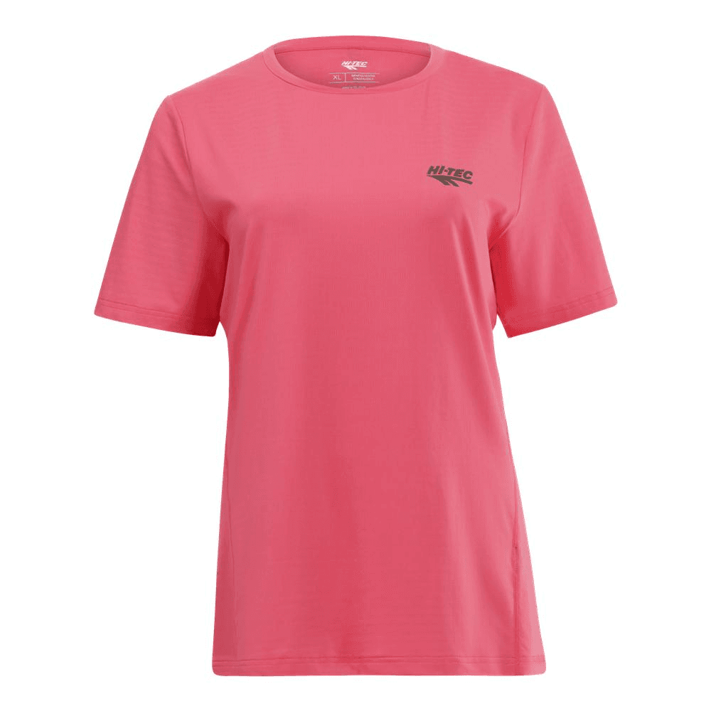 Hi-Tec Ladies LEO Short Sleeve - Rouge Red