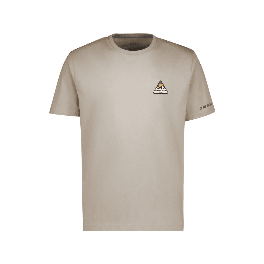 Hi-Tec Mens Hiking Cluib Tee - Plaza Taupe