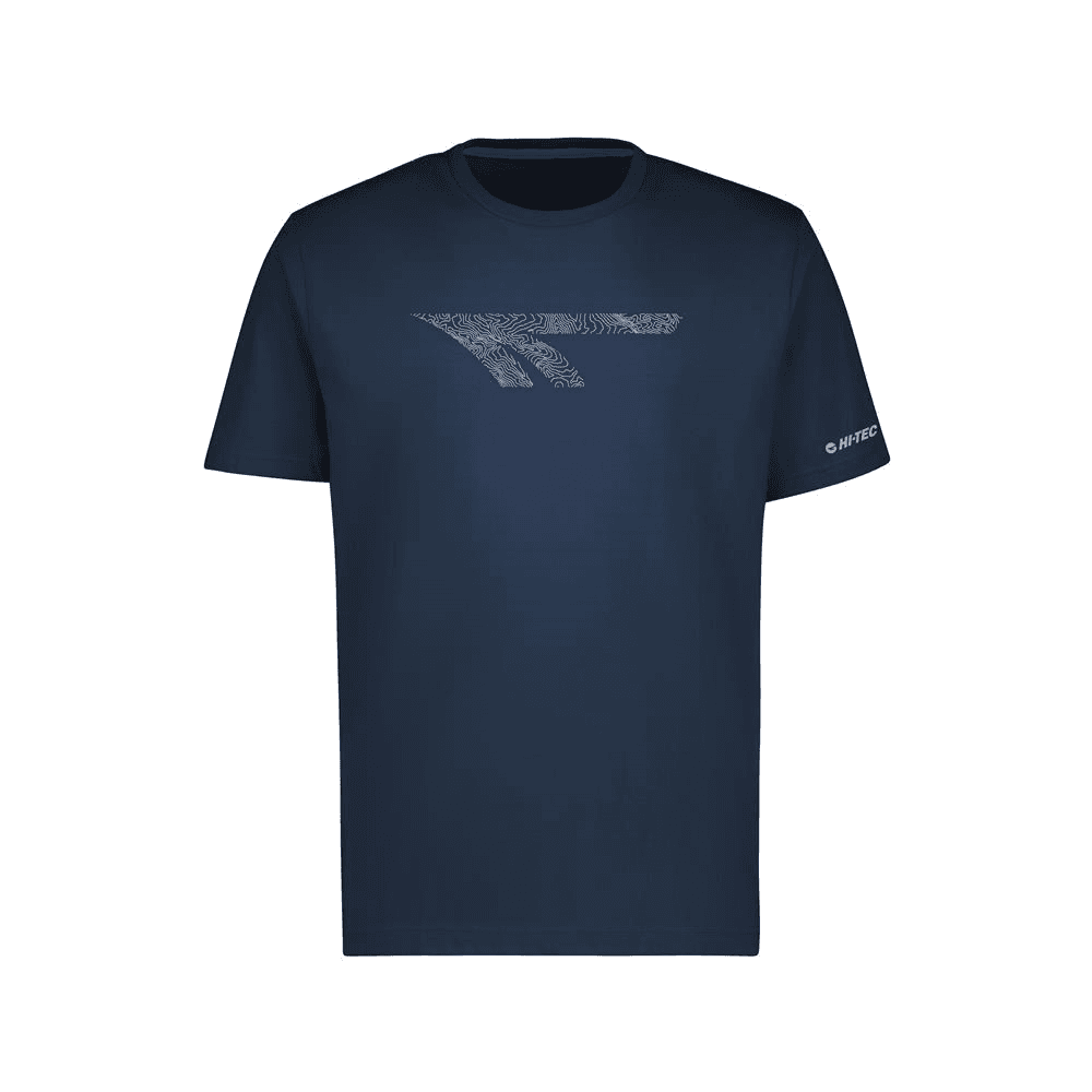 Hi-Tec Mens Contour Tee - Poseidon