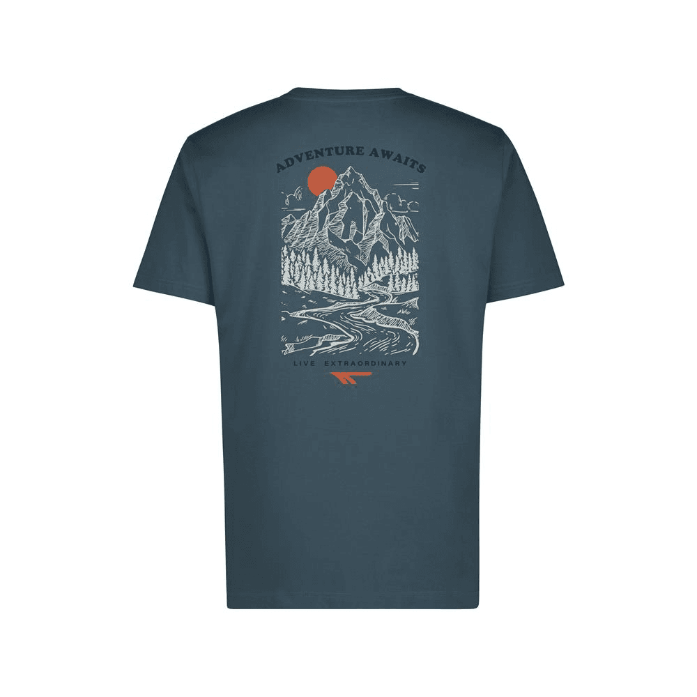 Hi-Tec Mens Live Extraordinary Tee - Stargazer