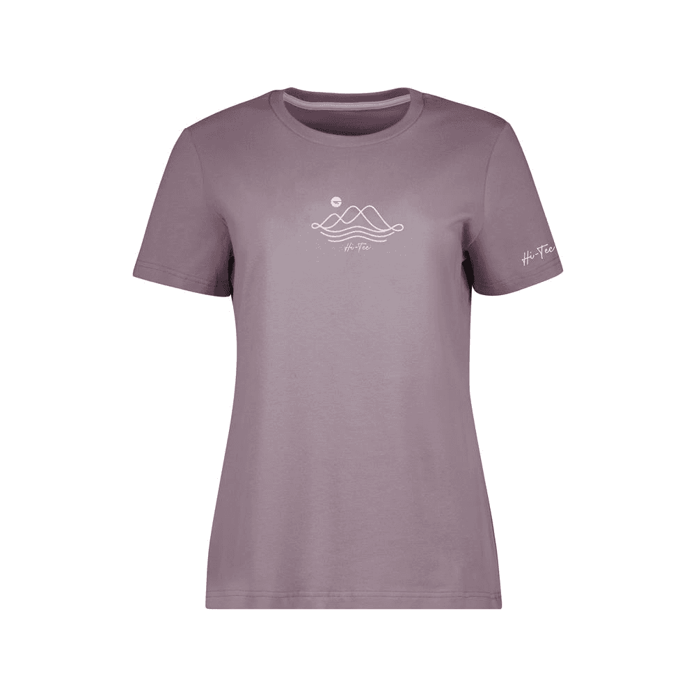 Hi-Tec Ladies Waves Tee - Elderberry