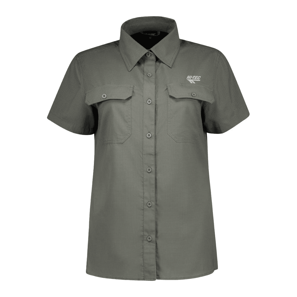 Hi-Tec Ladies Bush Short Sleeve Shirt - Mulled Basil