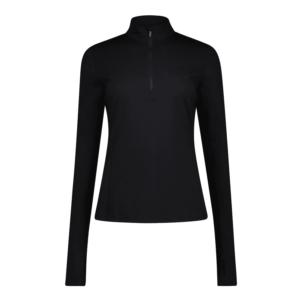 Ladies Active Quarter Zip - Black
