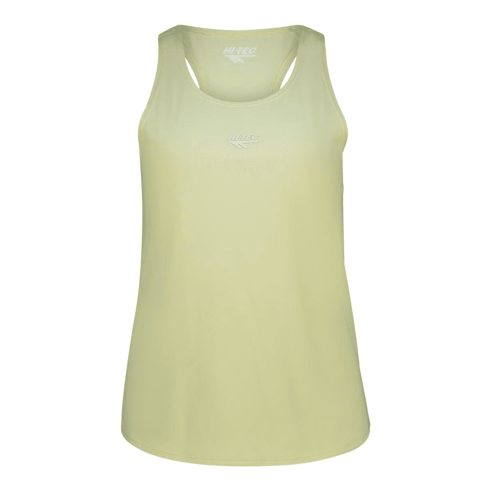Hi-Tec Ladies Swiftly Active Tank - Pale Lime/Yellow