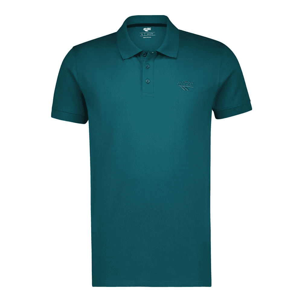 Hi-Tec Mens Cotton Core Polo - Atlantic Deep